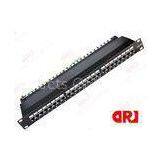 Metal Housing Cat5e 24 Ports FTP Patch Panel for Structure Cabling System