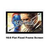 Home Theatre 3D Projection Screen , Flat Projection Screen Elegant Appearance