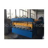 Hydraulic Wall / Roof Panel Roll Forming Machine 0.3-0.8mm Thickness 15 Stations