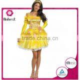 Wholesale Cheap Cartoon Costume for Adult Elegant Costume Frozen Hot Anna Dress Anna Costume thumbnail-5