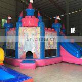 Commercial Grade PVC 0.55mm Material Inflatable Princess Bouncy Castle With Slide HT006
