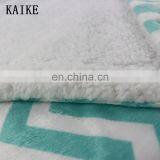 Custom Warm Super Soft Print Muslin Baby Cot Bedding Set Polar Fleece Flannel Kids Swaddle Blanket 100% Polyester thumbnail-5