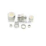 Double Ferrule 316 Stainless Steel Compression Tube Fittings Reducing Union thumbnail-5