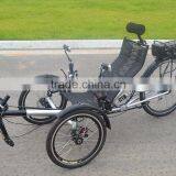 Pedal Assisted Single Person Recumbent Trike thumbnail-5