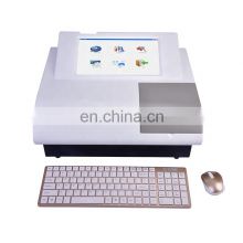 Popular lab medical equipment microplate reader with touch screen and windows computer for lab