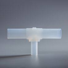 Water Repellency Ablative Resistance Transparent Opalescent PFA Tube Welding Tee for For Automotive Field OD 3/8 thumbnail-1