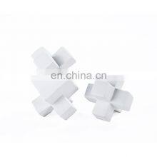 Modern White Solid Geometry Decor Ceramic For Home Decoration thumbnail-1