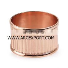 copper plated napkin ring