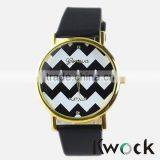 Lady Promotional Fashion Waves Quartz Watch Wristwatches