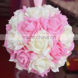 Factory Wholesale 12 Inch Flower Kissing Ball thumbnail-1
