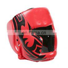 2021 Wholesale Leather Adjustable Boxing Headgear Boxing Helmets Head Guard Head Gear for Fighting thumbnail-2
