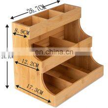 Nature Bamboo Friendly Environment Good Quality Tea Bags Storage Organizer Kitchen Storage Organizer thumbnail-5