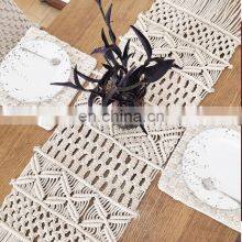 Hot Selling Macrame Table Runner Handmade weddings, Decor Table cotton Runner Wholesale in Vietnam