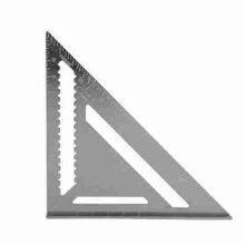 Aluminum 7 Inch Triangular Ruler Metric Measuring Ruler Triangle Angle Protractor thumbnail-2