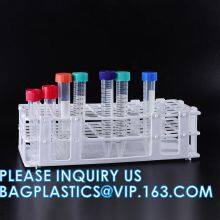 Laboratory Medical Different Color 16mm Removable Plastic Test Tube Rack, Detachable Centrifuge Tube Rack Color Tube Storage Rack Plastic Test Tube Rack thumbnail-5