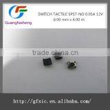 Original and New Products SPST-NO 0.05A 12V 6.00 mm x 6.00 m SWITCH TACTILE