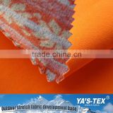 2016 Knitted Jacquard Laminated Fabric Polyester Stretch Fabric For Sports Wear
