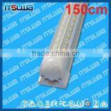 V shape LED pcb 90 degree Integrated T8 tube light 1500mm 24W 2400Lm