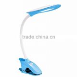 factory price 5W cute panel light desk lamp with fixing clip