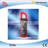 UT201 LCD Digital Clamp Multimeter Ohm DMM DC AC Current Voltmeter thumbnail-1