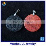 Natural Crystal Pendant Necklaces Flower Pendant Flower Of Life Pendant thumbnail-1