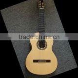 Musoo brand solid wood acoustic guitar handcraft guitar Natural color(AR600)
