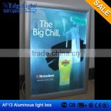 Edgelight AF13 aluminum frame LED snap billboard box