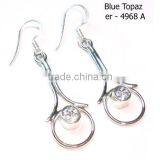 925 Silver Jewelry Amethyst Earrings Wholesale Indian Jewelry Dangle Earrings Jewelry thumbnail-1