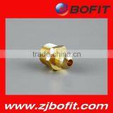 Hot selling sae 45 brass flare fittings solid brass