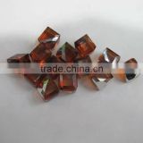 10mm Transparent style assorted colors ice cube crystal glass beads.Applicable to the necklace earrings etc.CGB011