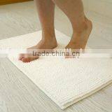 Anti-Slip Polyester Microfiber Bathroom Door Mat / Rubber Floor Mat thumbnail-3