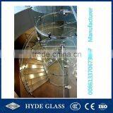 Trapezoid Tempered Laminated Glass for Spiral Stair Steps thumbnail-6