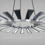 Trapezoidal LED Edge-lit Large Chandelier With Up and Down 30 Lighting Fixture thumbnail-2