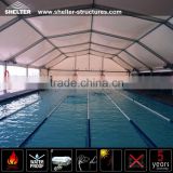 Reinforced PVC Fabric polygon tent for swimming pool