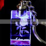 in Fashion K9 Custom LED Led Flashlight Crystal Key Chain thumbnail-5