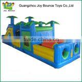 Bounce House Inflatable Obstacle Course Jungle Inflatable Obstacle Combo