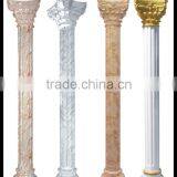 Interior Decorative&Wedding Fiberglass Resin Artificial Marble Roman Pillar