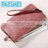 2016 Vintage Retro Iphone6 Plus Handbag , Card Holder Multiple Wallet,genuine Leather Handmade Unisex Wallets thumbnail-1