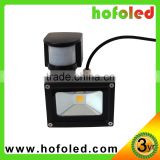 High Quality free shipping led flood light pir 10w