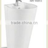 New Design Big Size Ceramic Wash Sink Bathroom Stand Basin thumbnail-2