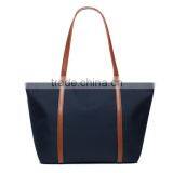 Hot Selling 2016 Nylon Leather Shopping Bag Simple Design Lady Tote thumbnail-5