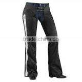 Black And White Color Racing Wear Womens Pant thumbnail-1
