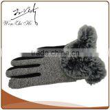 Faux Fur Thinsulate Winter Gloves for Screen Touch thumbnail-5