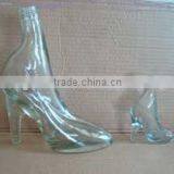 Customized Glass Bottle With High-heeled Shoes Style