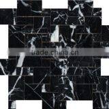 Marble Mosaic Wall Tiles, Stone Mosaic Tiles, Kitchen Backsplash Mosaics(PMBS160)