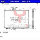 Auto radiator for Peugeot Citroen Xsara 206 2000 MT , 133040