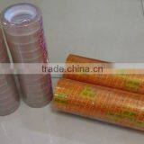 12mm Width Clear and Yellowish Packed Bopp Acrylic Packing Stationery Tape