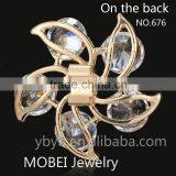 Customizable Embroidered Applique Trim Bridal Lace African Trim Lace-676 thumbnail-1