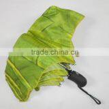 Creative Natural Palm Green Leaf Square Shaped Eco Umbrella thumbnail-4