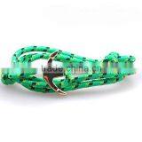 Wholesale Survival Golden Anchor Design Paracute Bracelet thumbnail-5